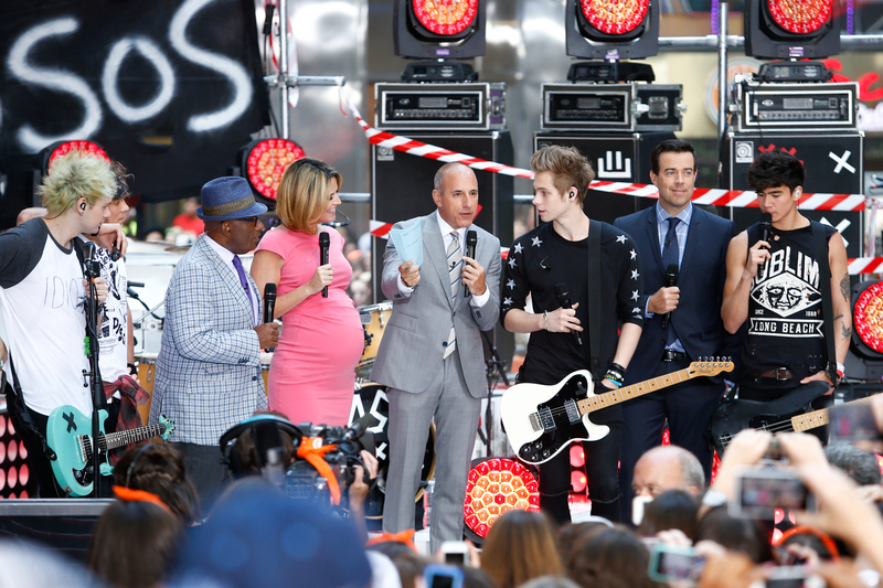 Matt Lauer on stage